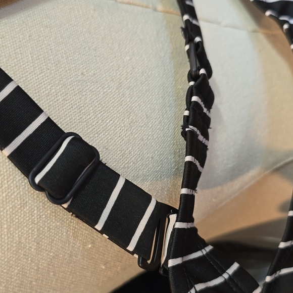 All In Motion Blk/Wht Tankini Top 16W - Picture 6 of 8